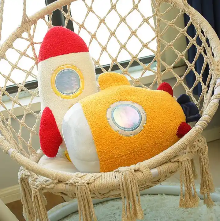 Creative Simulation Astronaut Spaceship Rocket Submarine Planet Plush Toys Soft Doll Gift Toy For Children Kids Boy 3