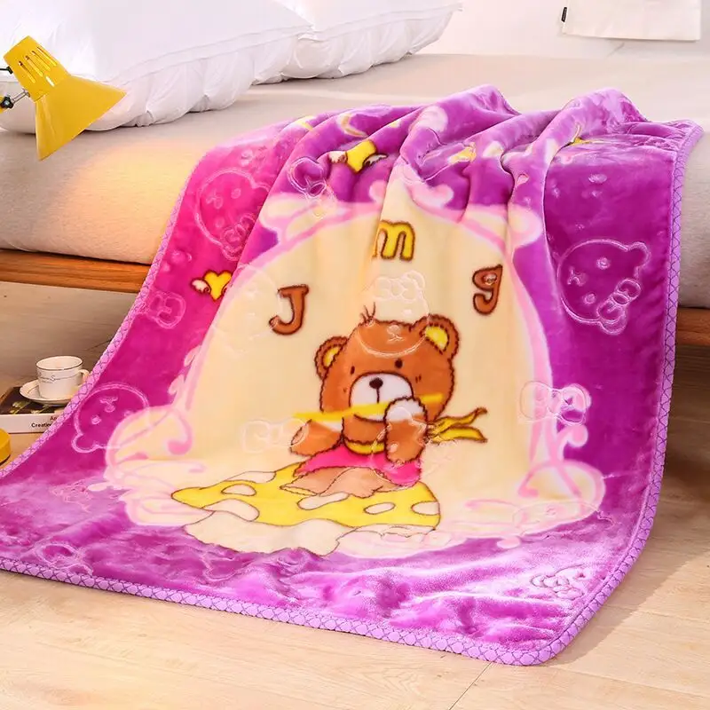 Newborn blanket blanket double layer thickened winter children's blanket 2