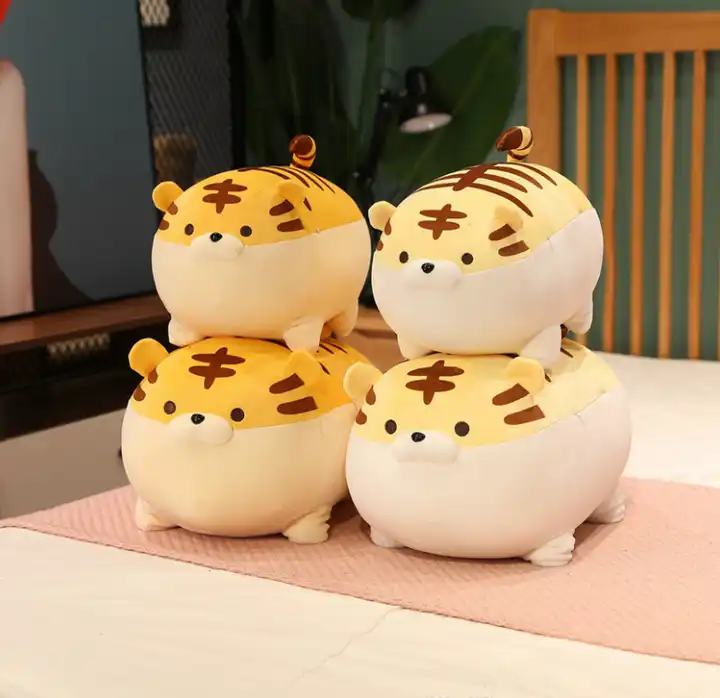 Soft Fat Tiger Plush Toys Pillow Cartoon Stuffed Animals Toy Down Cotton Tiger For Children 5