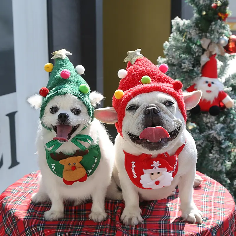 Lovely Cute Dog Christmas Hat Pet Accessories Pet Christmas Hat 2