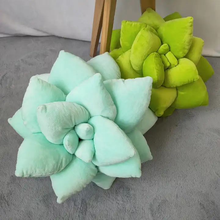 Cartoon Simulation Succulent Pillow Plant Plush Doll Toys Sleeping Sofa Cushions Napping Pillow Home Decoration 4