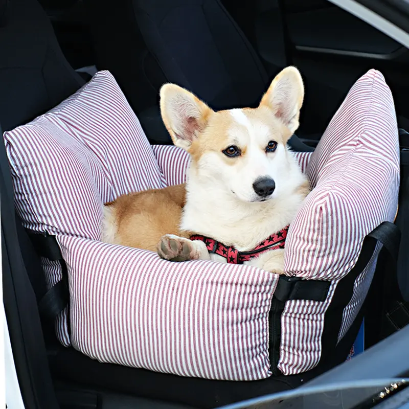 Portable pet car safety seat four seasons removable and washable car nest 4