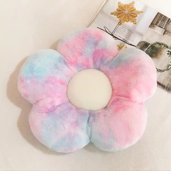 Daisy Flower Plush Pillow Stuffed Sofa Throw Pillow Office Chair Cushion Tatami Floor Sunflower Cushion Pillow 6
