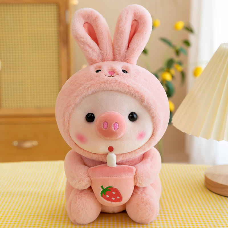 25cm Soft Plush Stuffed Boba Pig 12