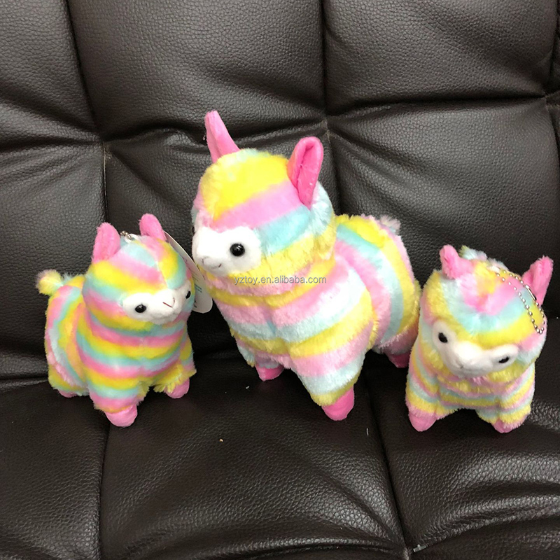 Kawaii Plush Alpaca Custom Soft Plush Toy Keychain 10