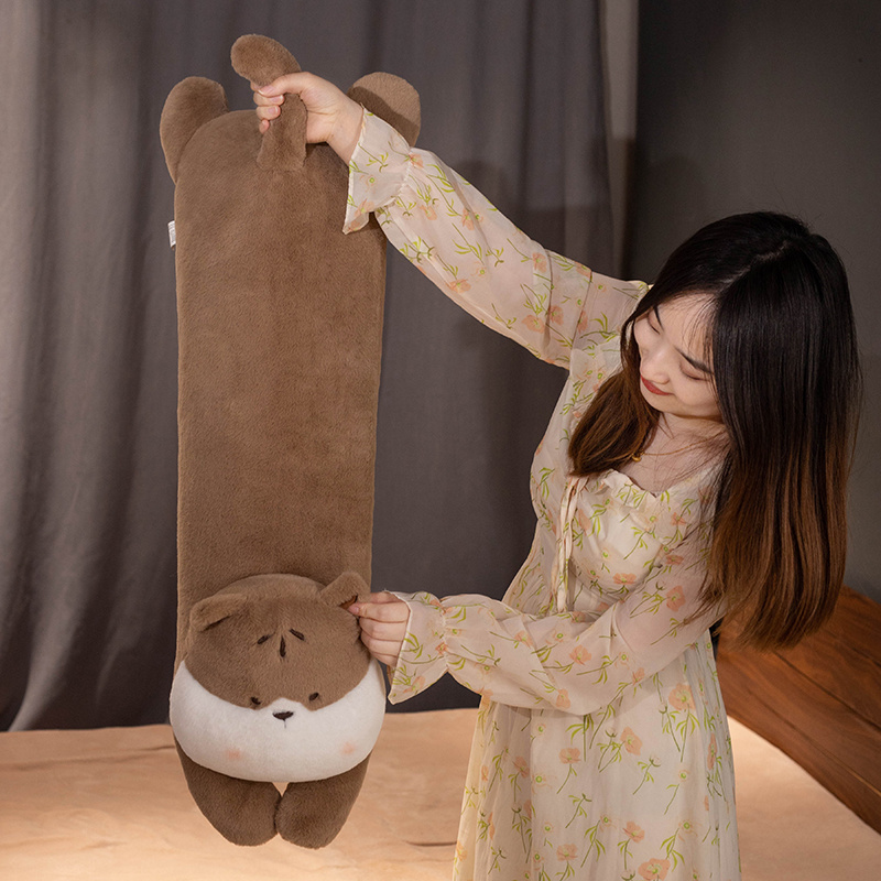 Lovely Design Super Soft Stuffed Animal Pillow Long Body Plush Toy 5