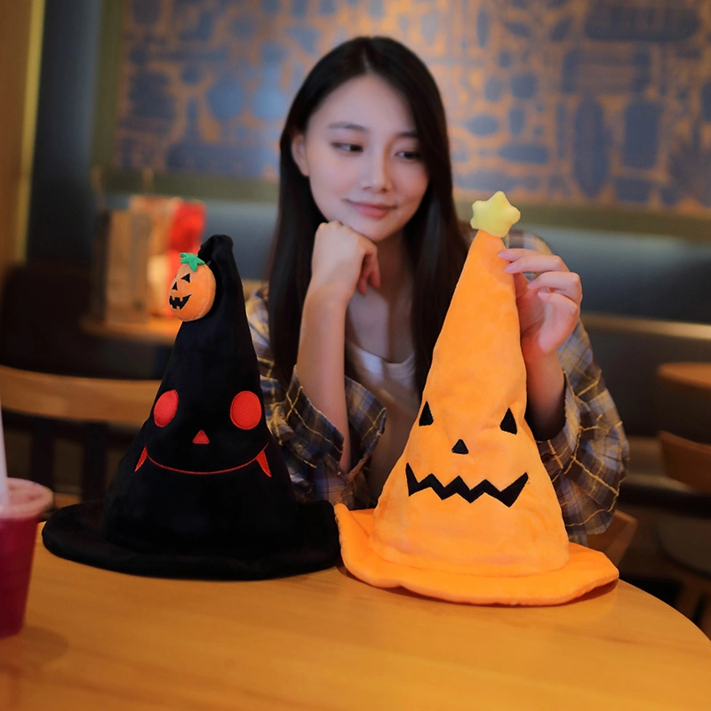 Funny Design Electronic Lighting Halloween Decoration Party Pumpkin Hat 1