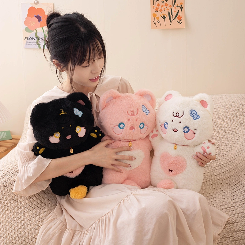 New Arrival Cute Design Stuffed Animal Toy Cat Delicate Plush Doll Girl Gift 1