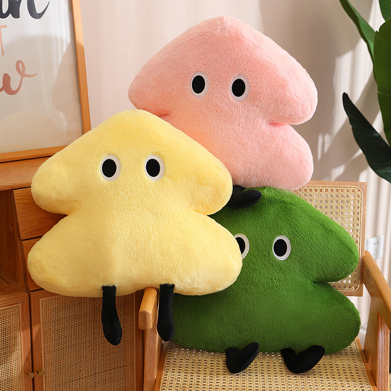 Wholesale Funny Tree Shape Stuffed Soft Pillow Home Decoration Plush Toy 7