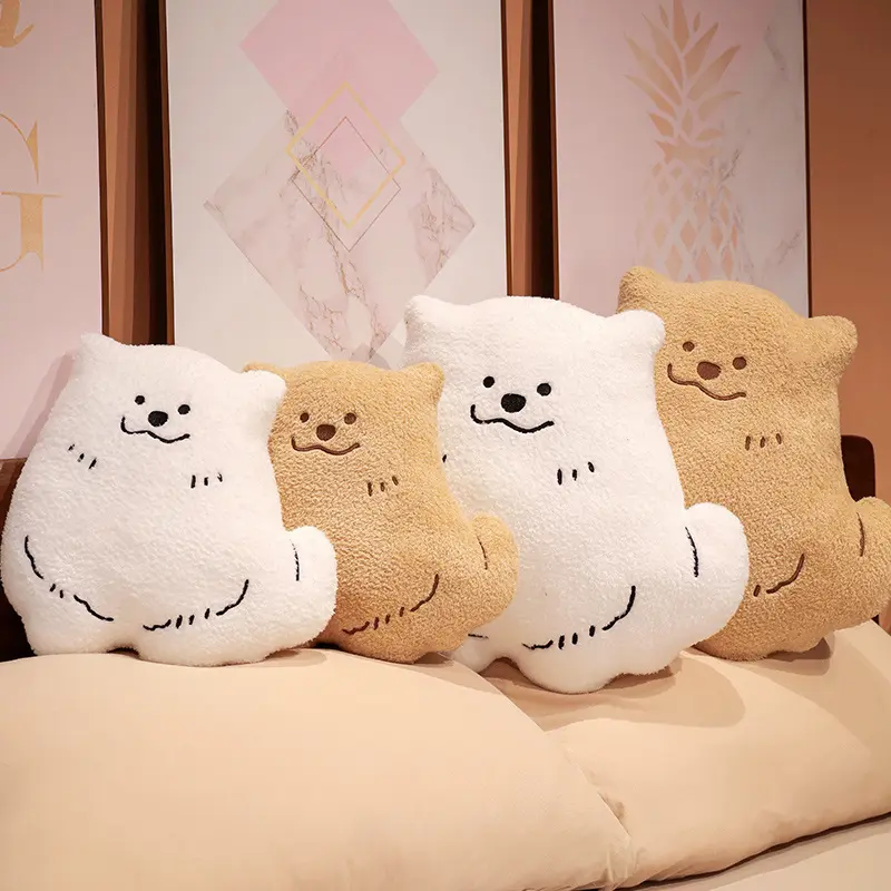 Cute cartoon dog plush stuffed animal toy sofa cushion decoration 3
