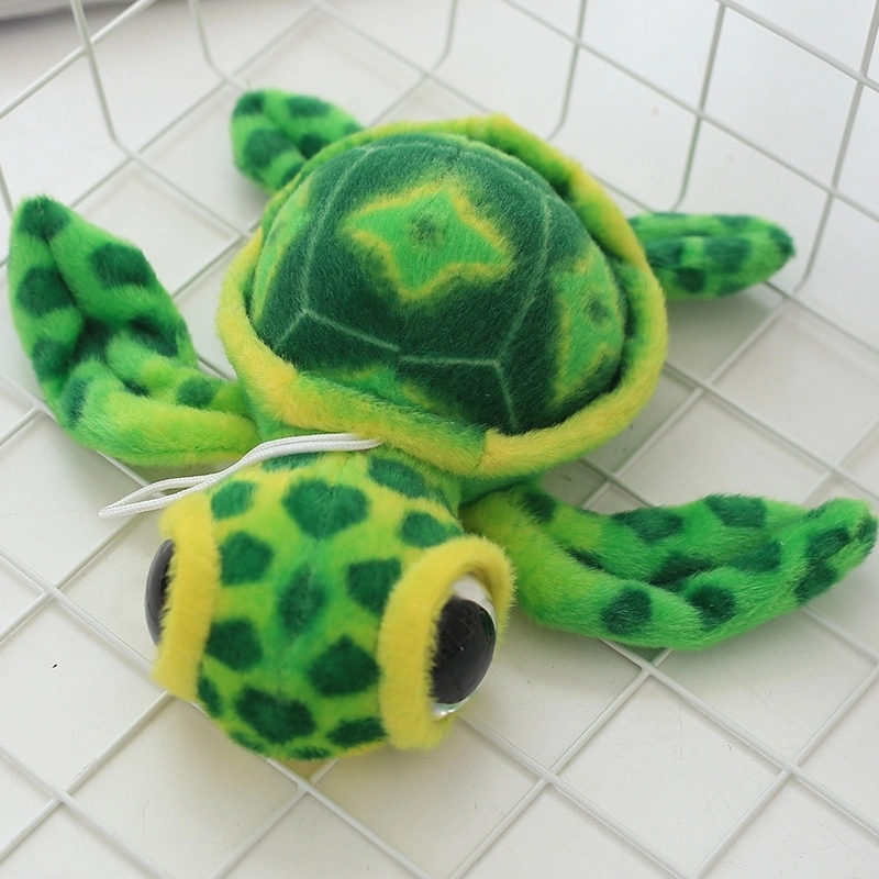 Colorful Tortue Big Eye Baby Turtle Plush Toys Green Amphibians Reptile Kids Doll Decor Toy Sea Turtle 1
