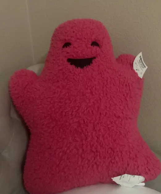 Halloween interesting stuffed pumpkin pink ghost pillow wall decoration 3