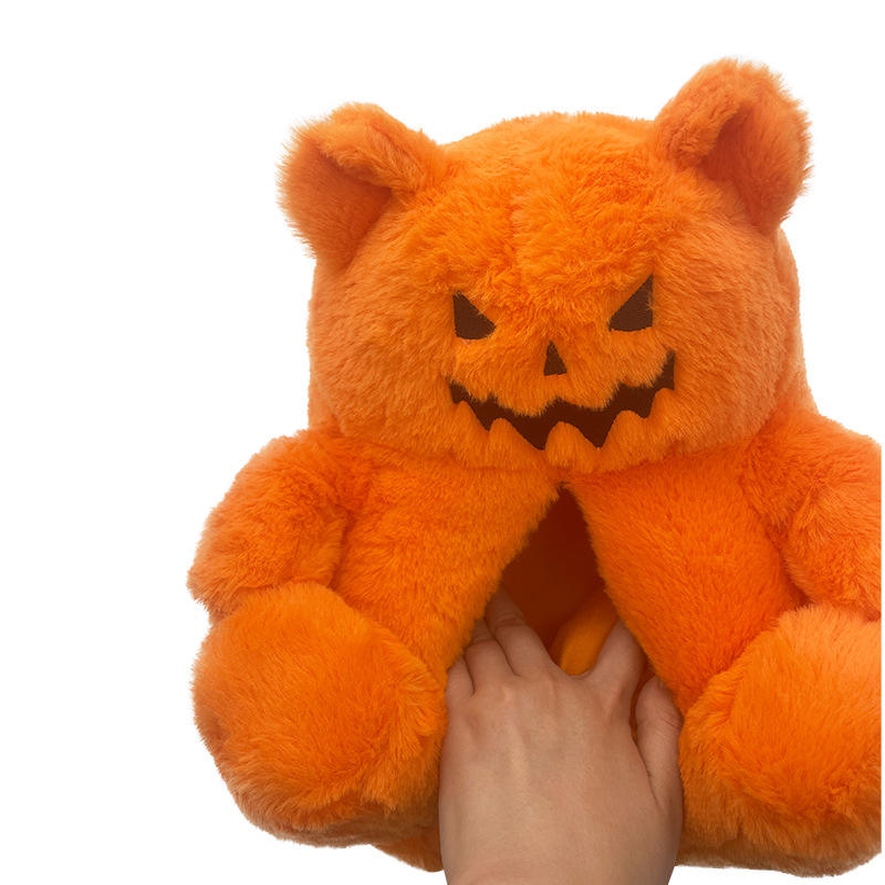 Halloween Teddy Bear Slippers Plush Slippers Winter Warm Slippers Indoor Anti Slipping Halloween 7
