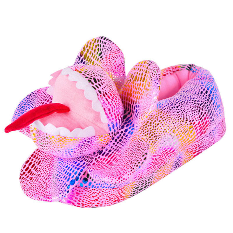 Custom Stuffed Animal Slippers Winter Warm Women Indoor Slippers 15