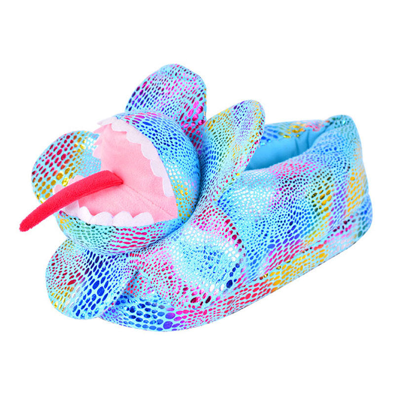 Custom Stuffed Animal Slippers Winter Warm Women Indoor Slippers 17