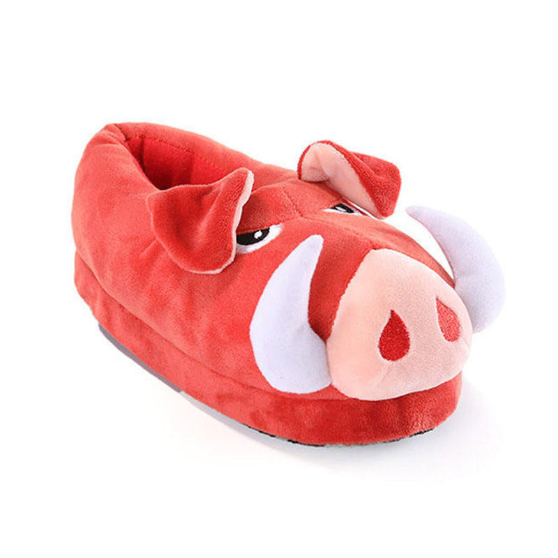 Custom Stuffed Animal Slippers Winter Warm Women Indoor Slippers 9