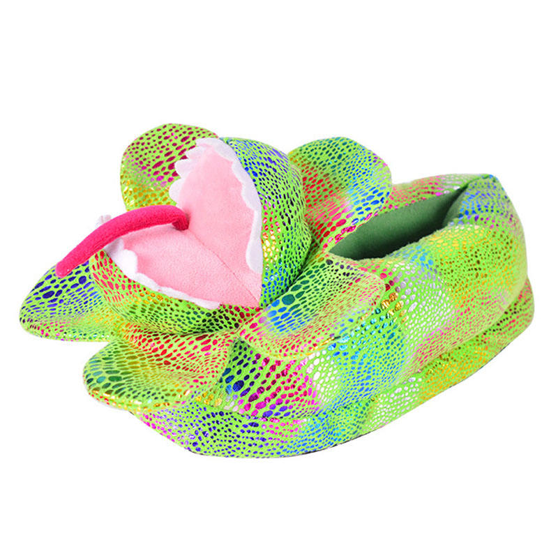 Custom Stuffed Animal Slippers Winter Warm Women Indoor Slippers 16