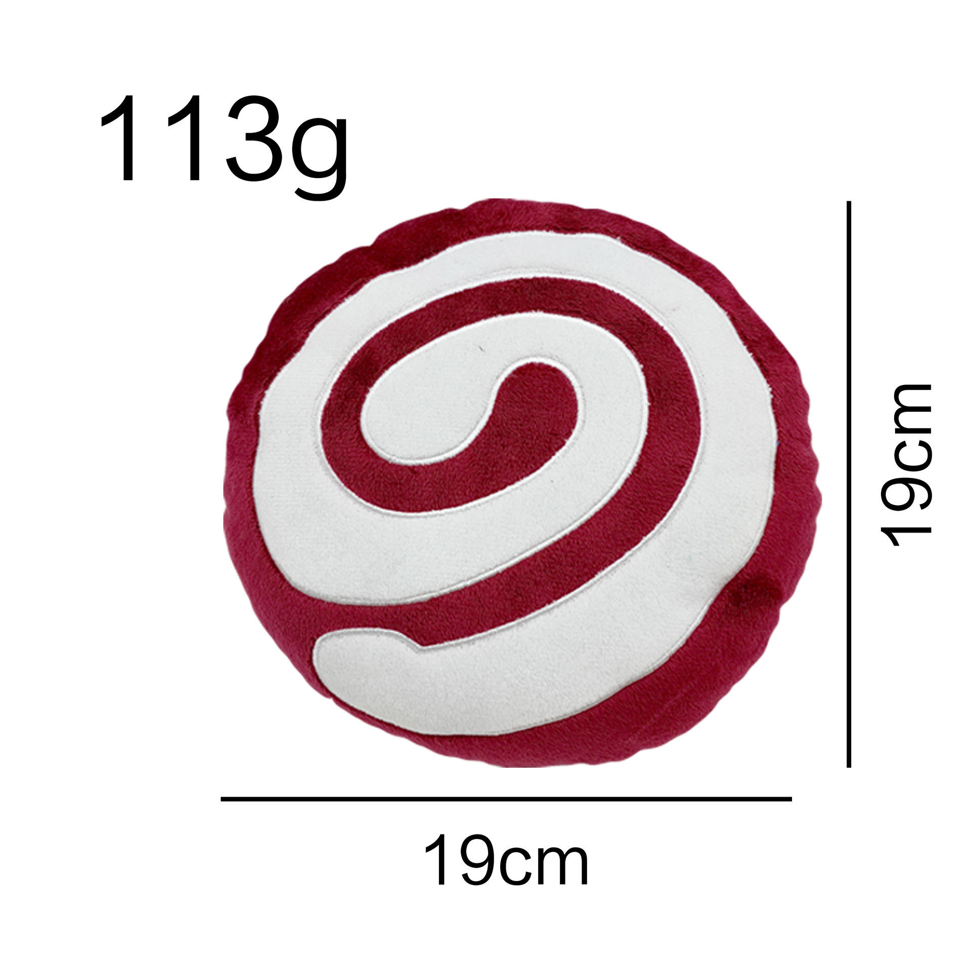 Custom Pan Dulce Plush Squeaky Pet Toy Plush 15