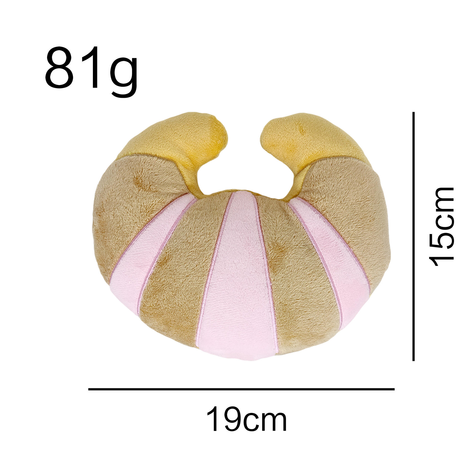 Custom Pan Dulce Plush Squeaky Pet Toy Plush 14