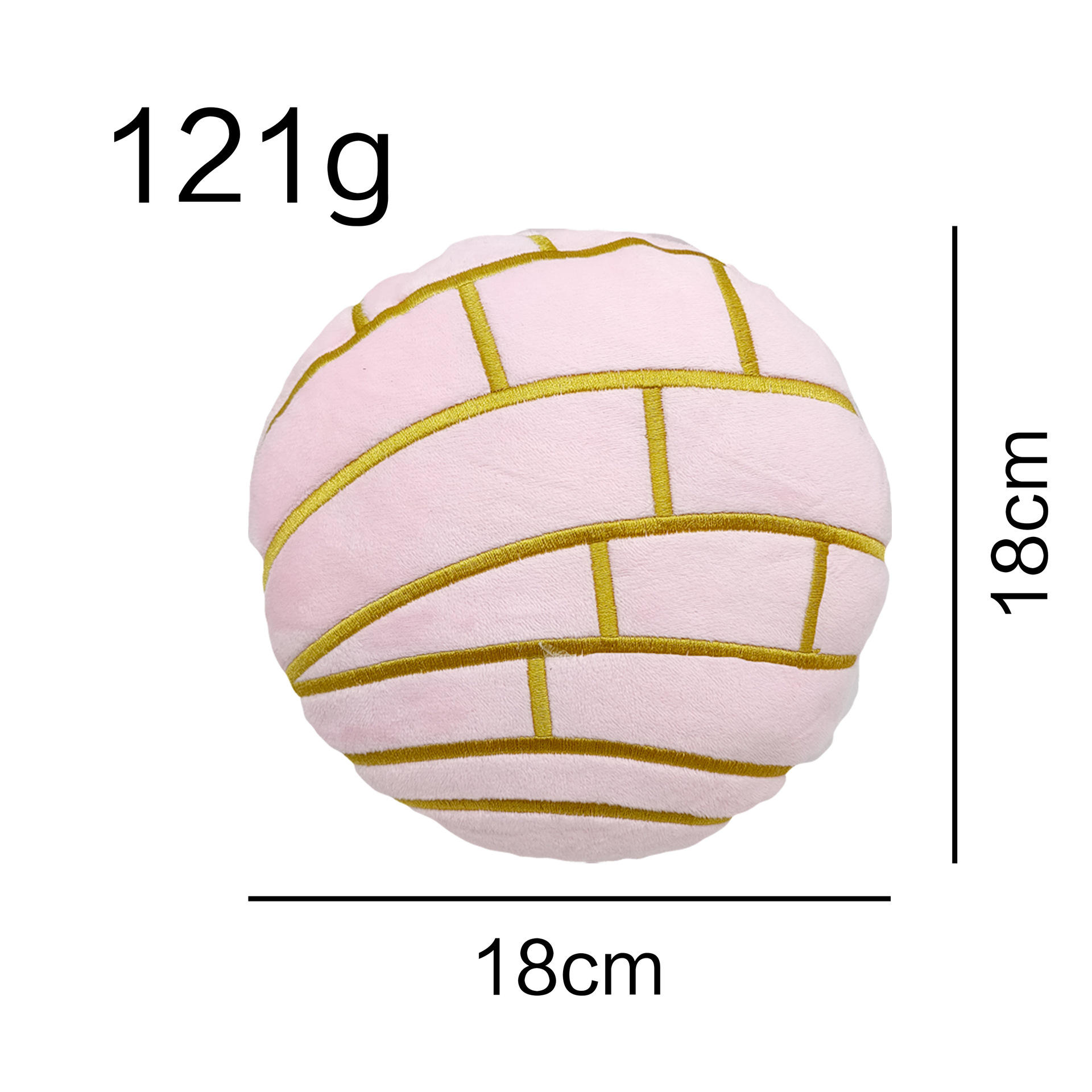 Custom Pan Dulce Plush Squeaky Pet Toy Plush 9