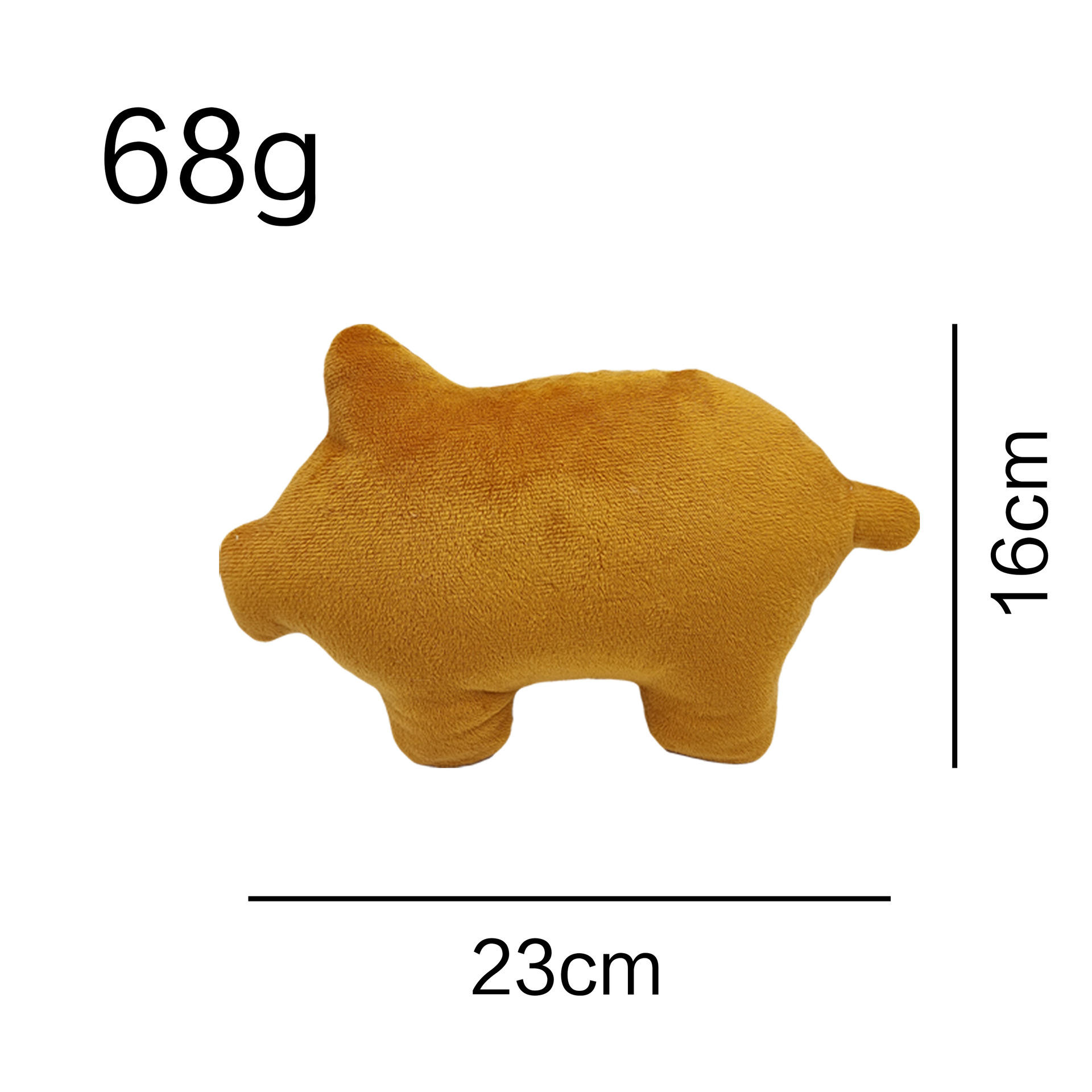 Custom Pan Dulce Plush Squeaky Pet Toy Plush 11