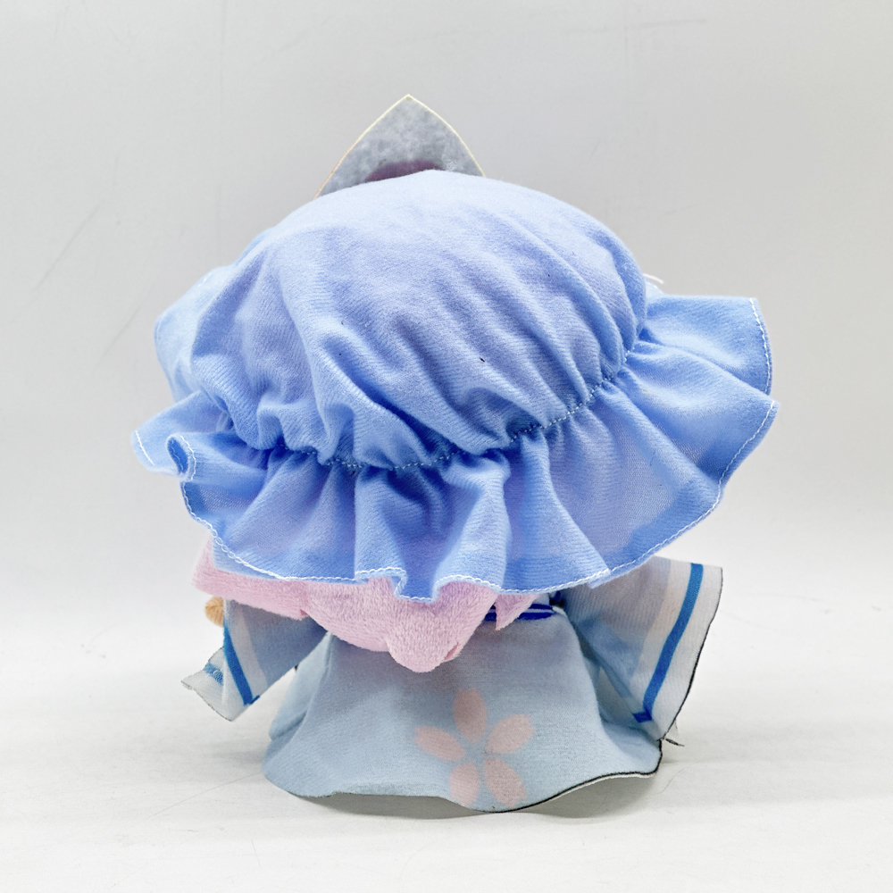 Super Cute Blue Dress Cloth Girl Doll Stuffed Toys Plush Baby Kids Toy 5