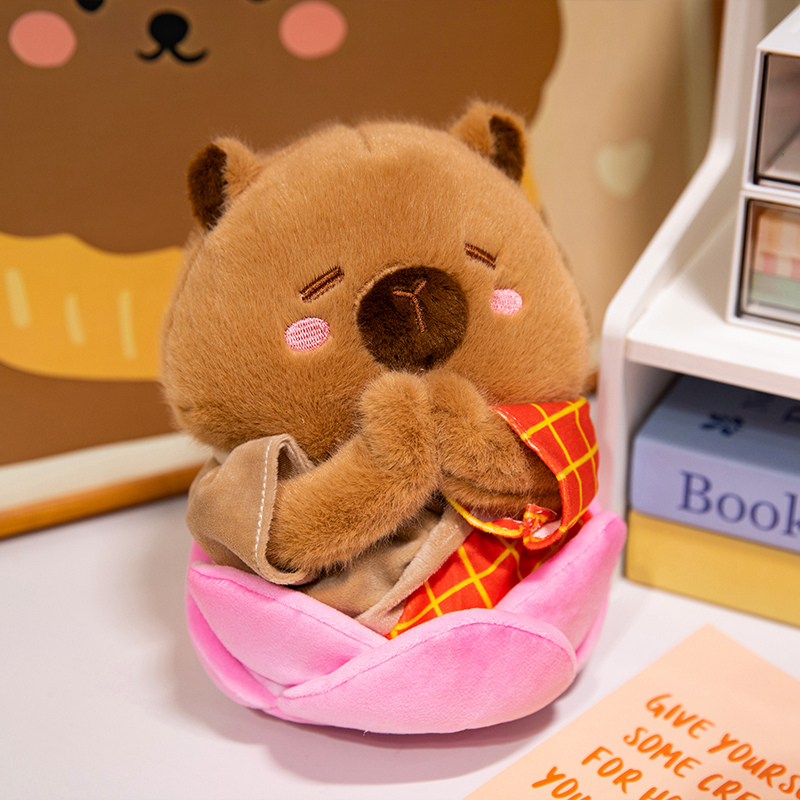 Zen Capybara Plush: Your Soft and Serene Companion, Bringing Calm and Comfort to Every Moment 1