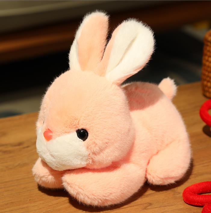 Cute Pink And White Rabbit Stuffed Animal Toys Plush Kids Doll Pillow 2