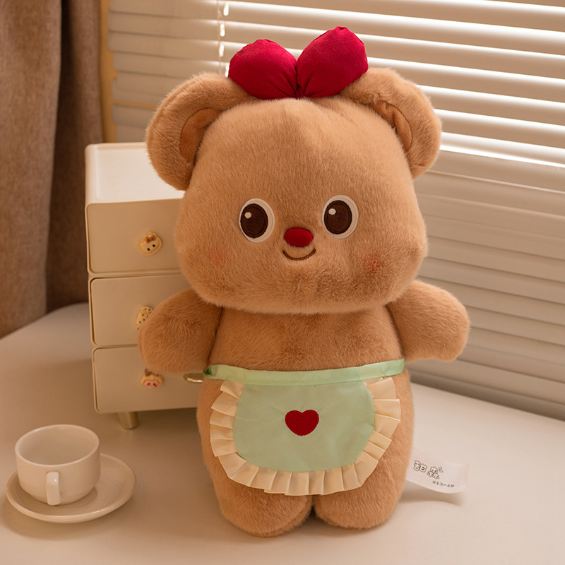 Stuffed teddy bear plush stuffed cute animal toys heart bear for kids 3