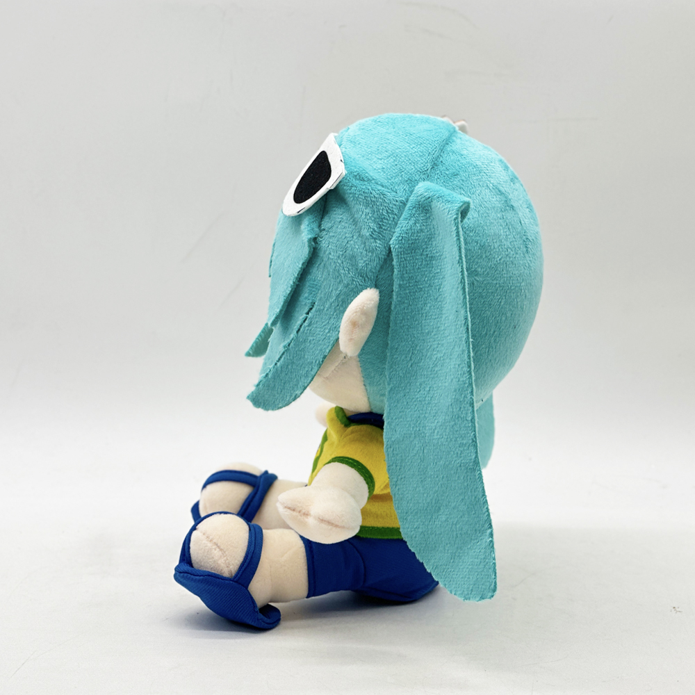 Wholesale Cute Brazilian miku Plush Toy Blue Hair Girl Doll Anime & Manga Action Figures For Sale Factory Price 5