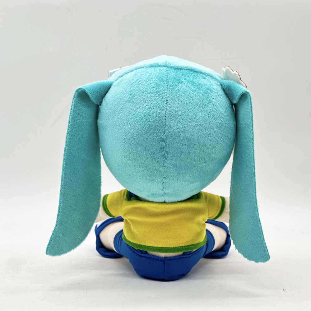 Wholesale Cute Brazilian miku Plush Toy Blue Hair Girl Doll Anime & Manga Action Figures For Sale Factory Price 10