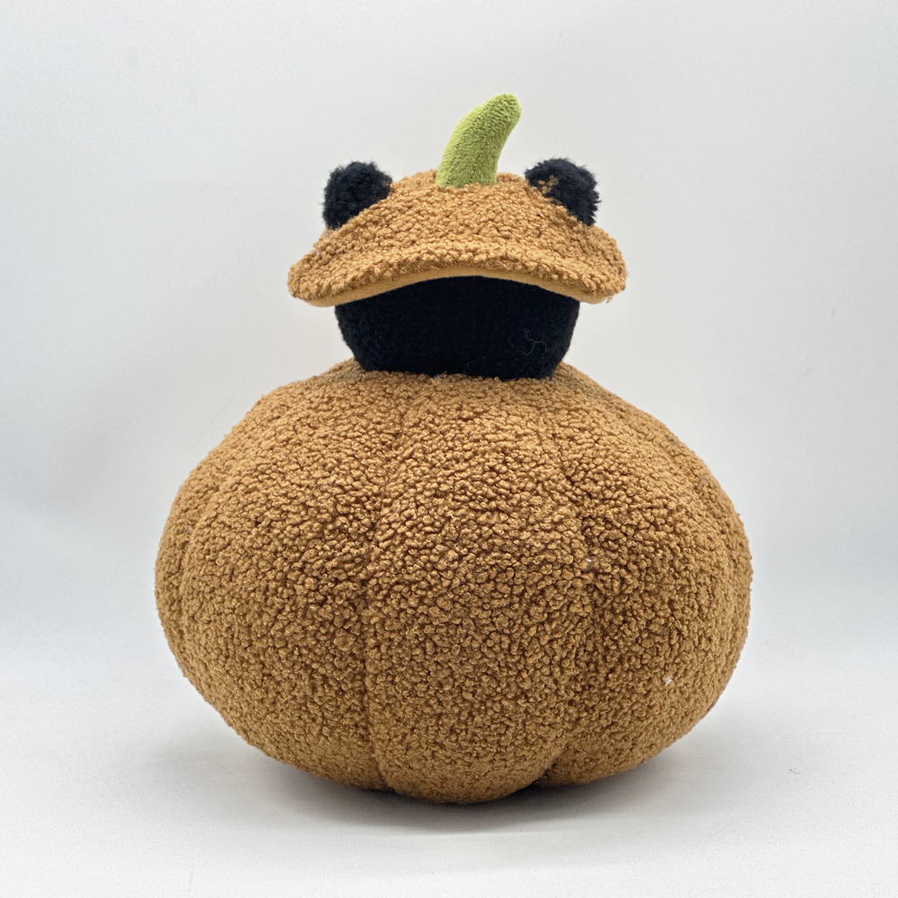 Мягкая игрушка-подушка в виде кошки «Ку-ку» на Хэллоуин: тыква. 5