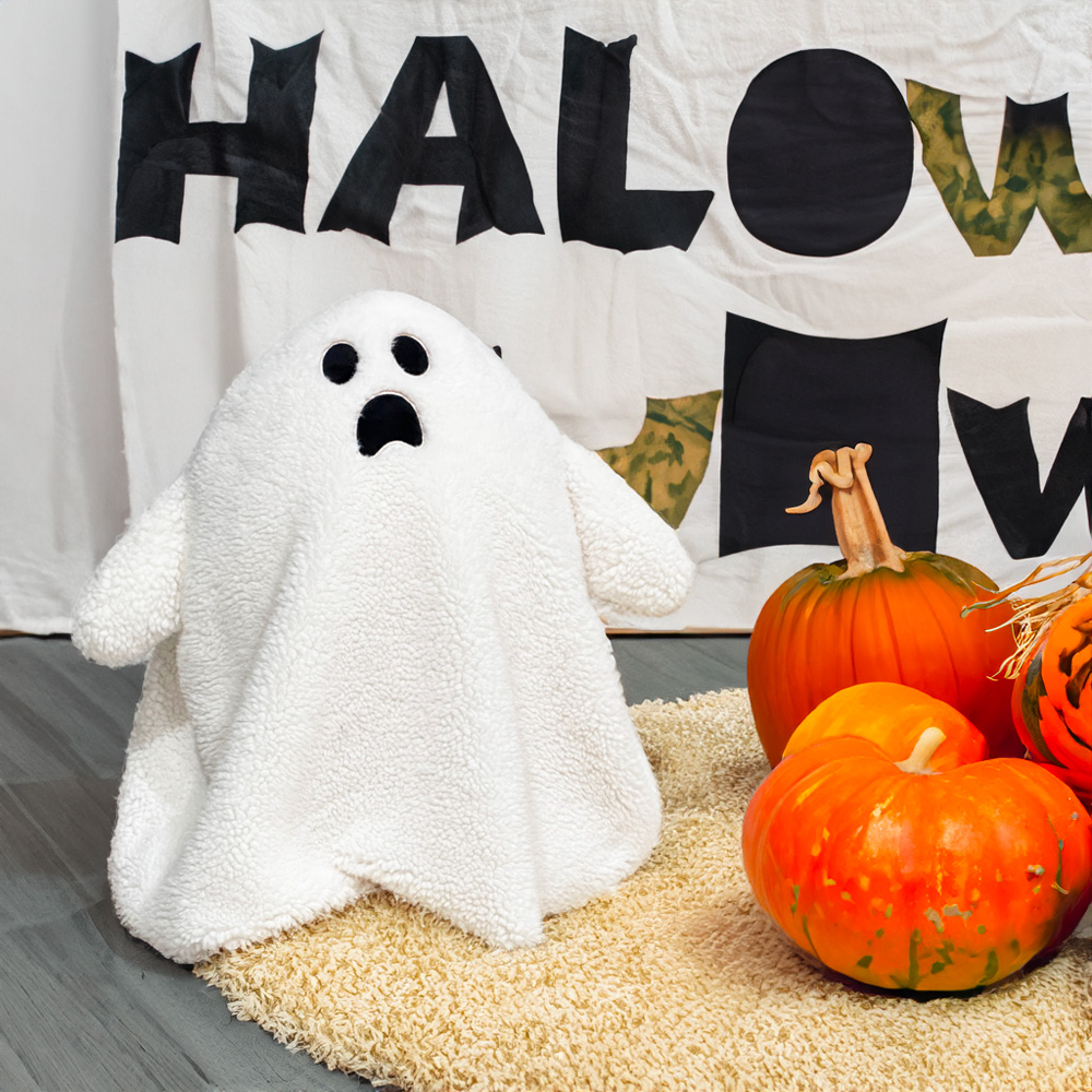 Halloween Ghost Plush Pillow White Ghost Stuffed Toys Plush Doll Halloween Decoration 3