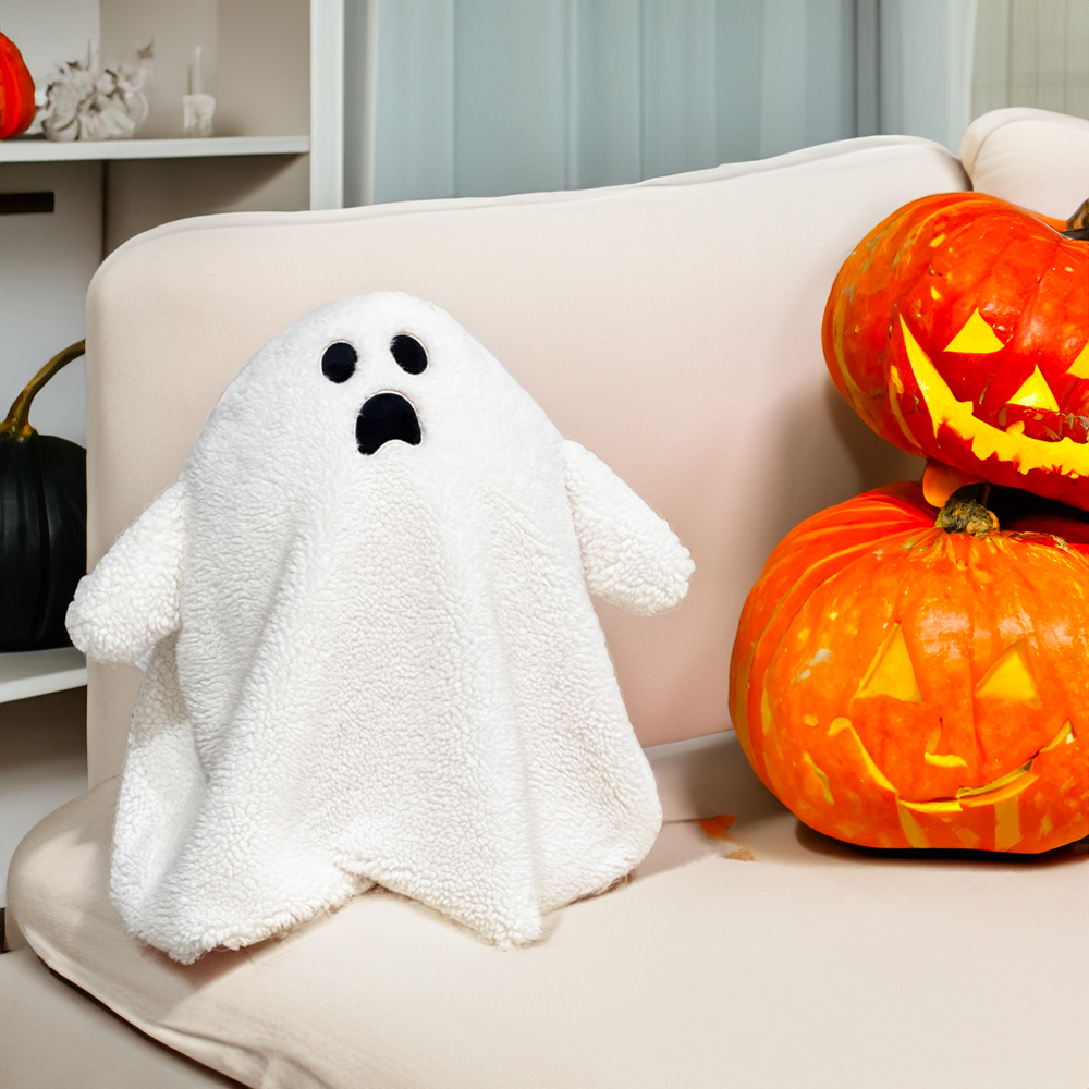 Halloween Ghost Plush Pillow White Ghost Stuffed Toys Plush Doll Halloween Decoration 1