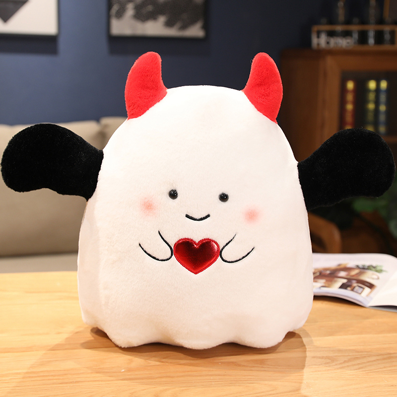 Spooky Ghost Pillow Plush Toy - Adorable and Soft! Bring a touch of mystery to your life. 11