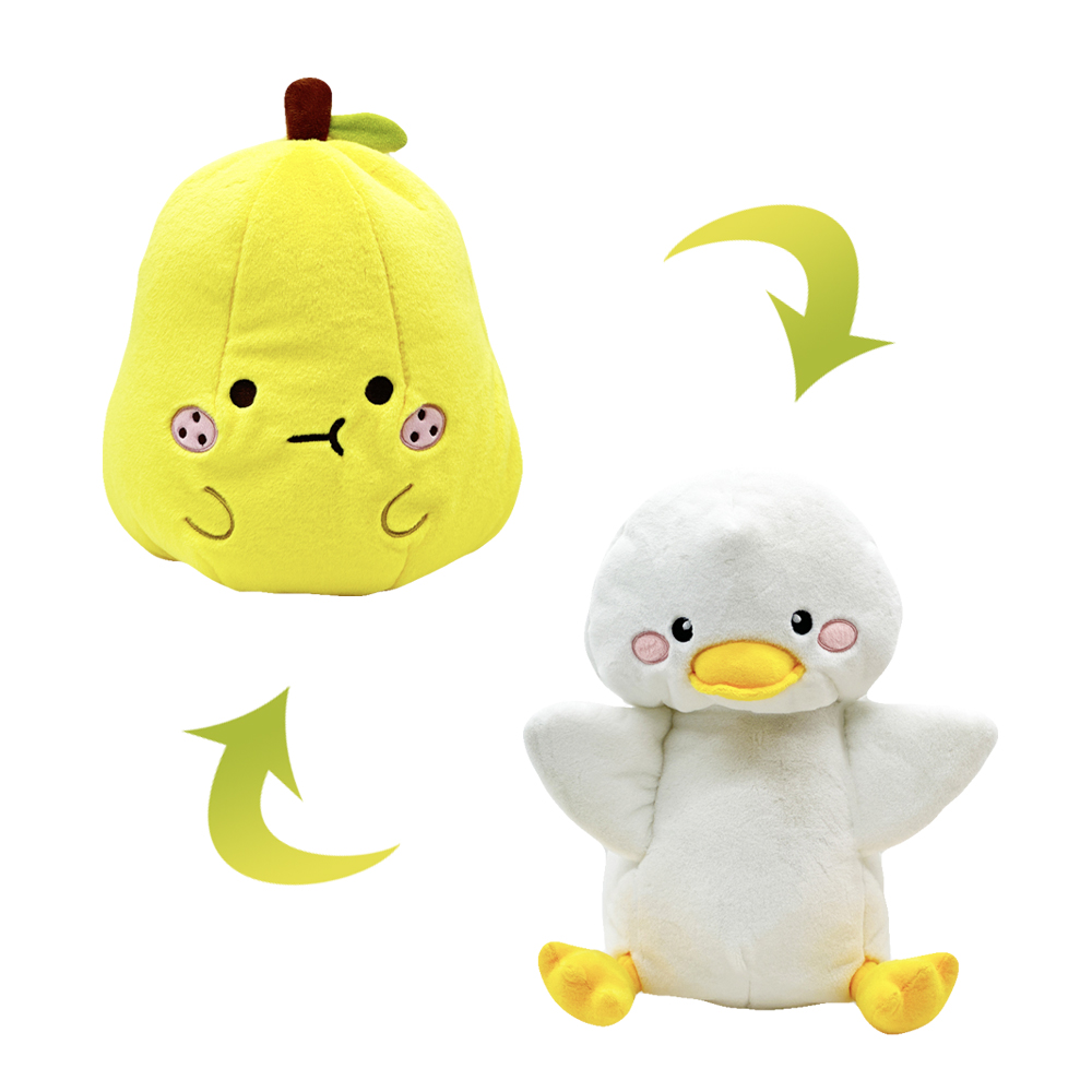 Reversible Plush Toy Duck Pear Plush 9