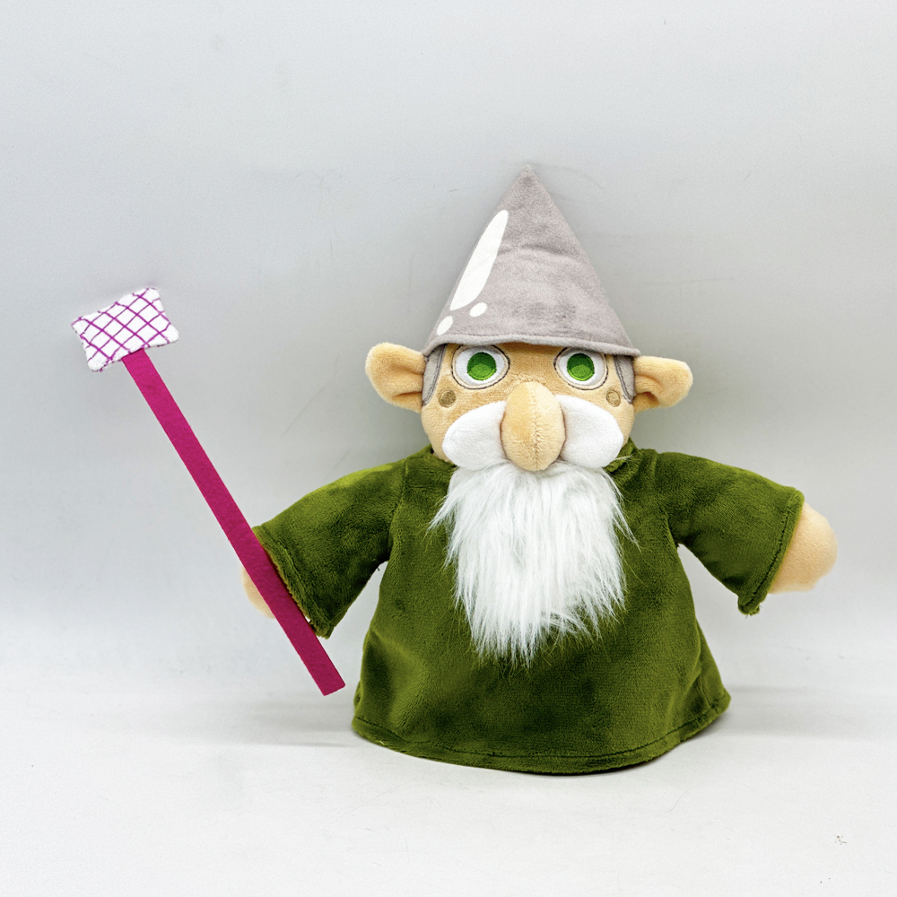 Custom Old Elf With Long Green Beard Plush Toy 5