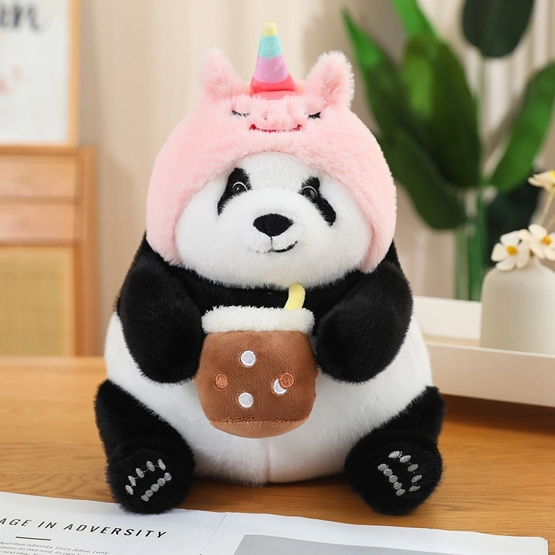Stuffed animals plush stuffed cute animal toys fat panda for kids 1