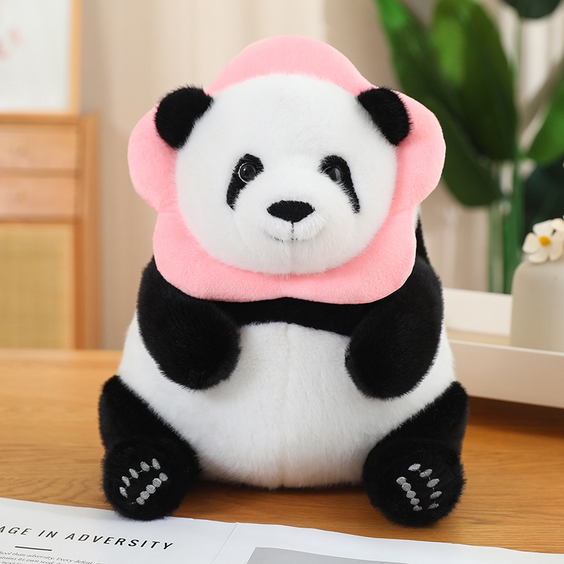Stuffed animals plush stuffed cute animal toys fat panda for kids 4