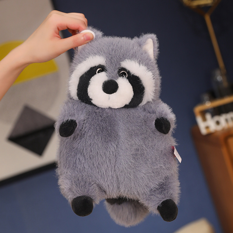Stuffed raccoon animal toy plush cute raccoon custom plush toy 3