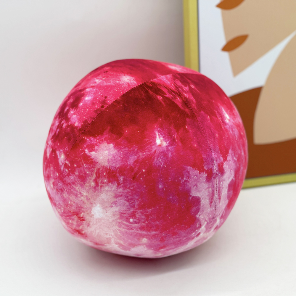 Custom New Design Plush strawberry moon Stuffed Toys Pillow 4