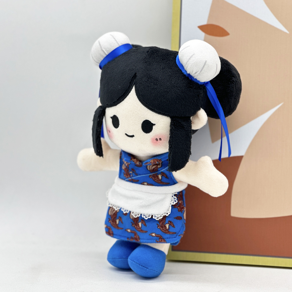 Custom Cute Girl Stuffed Doll Cartoon Anime Figure Toys 3