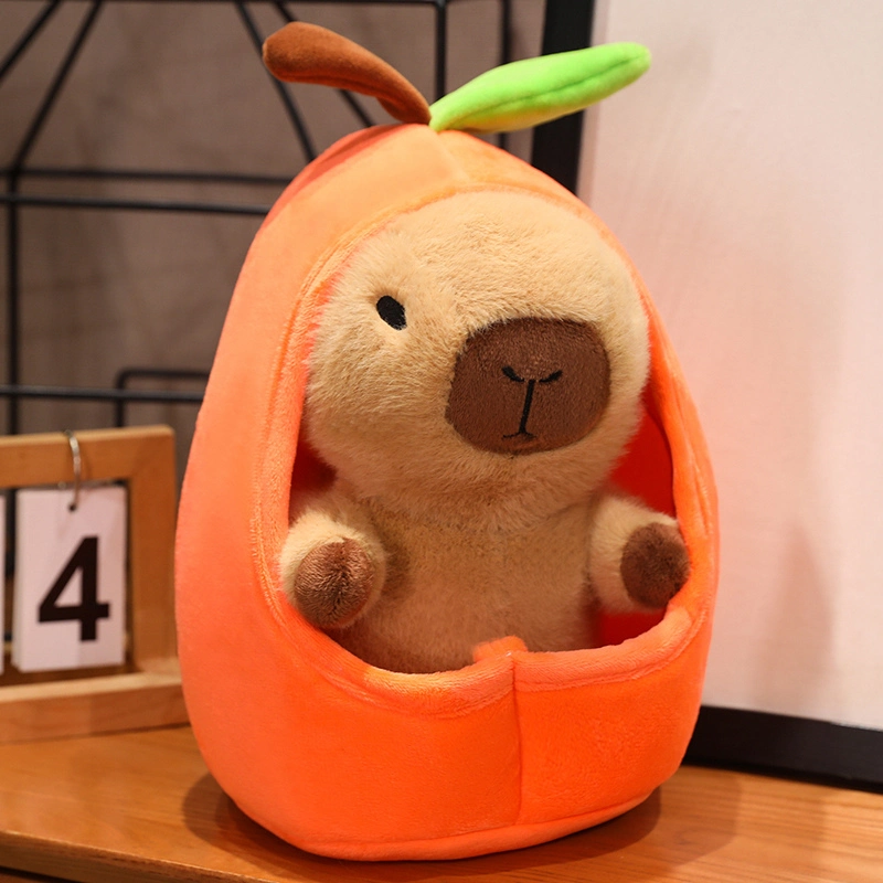 Custom plush toy fruit capybara cute interesting stuffed toys 1