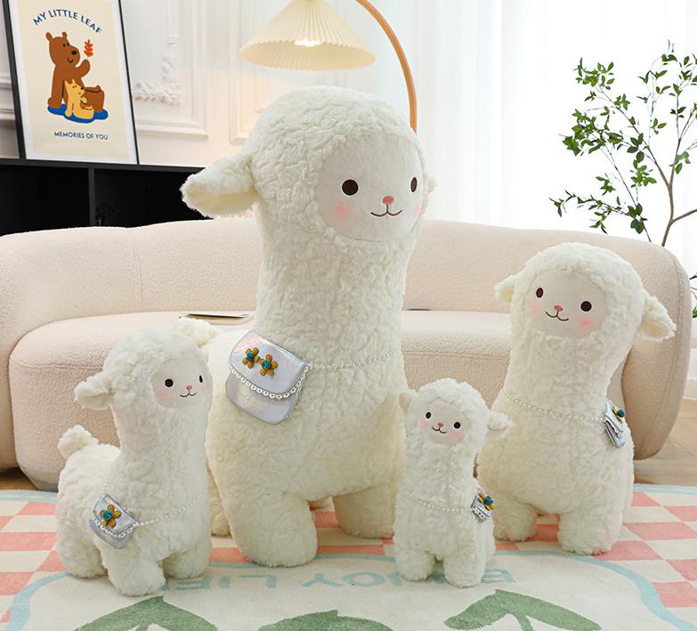 Cute Alpaca Doll Simulation Plush Toy Pillow Boy's Sleeping Rag Doll Pillows Plushie 3