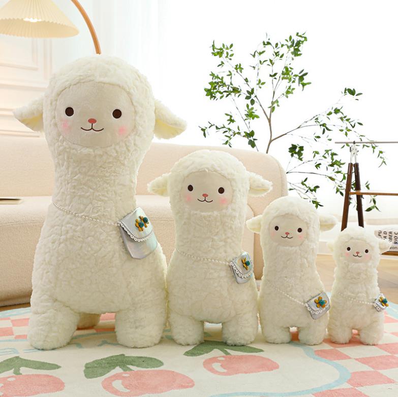Cute Alpaca Doll Simulation Plush Toy Pillow Boy's Sleeping Rag Doll Pillows Plushie 5