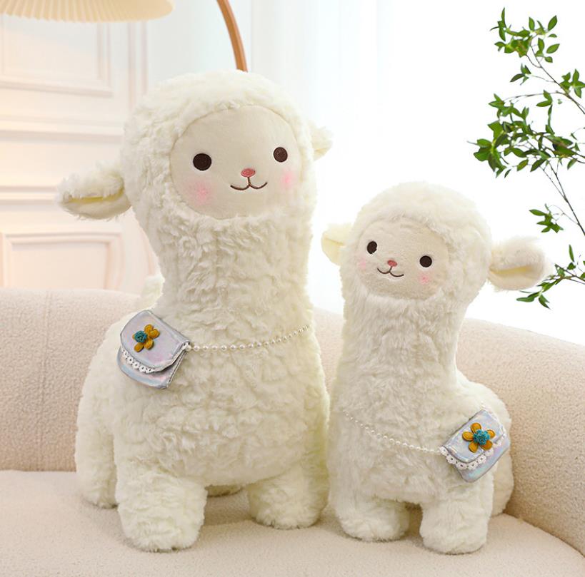Cute Alpaca Doll Simulation Plush Toy Pillow Boy's Sleeping Rag Doll Pillows Plushie 6