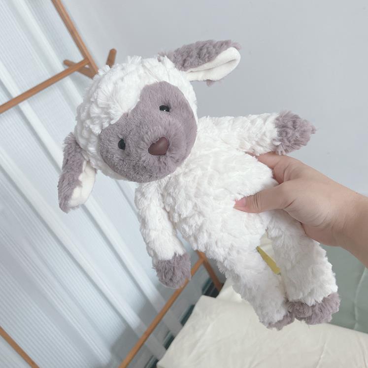 Peluche de oveja blanca personalizado, suave, regalo para bebés y niños. 5