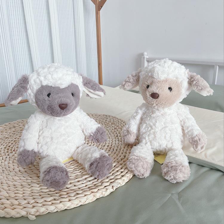 Peluche de oveja blanca personalizado, suave, regalo para bebés y niños. 6