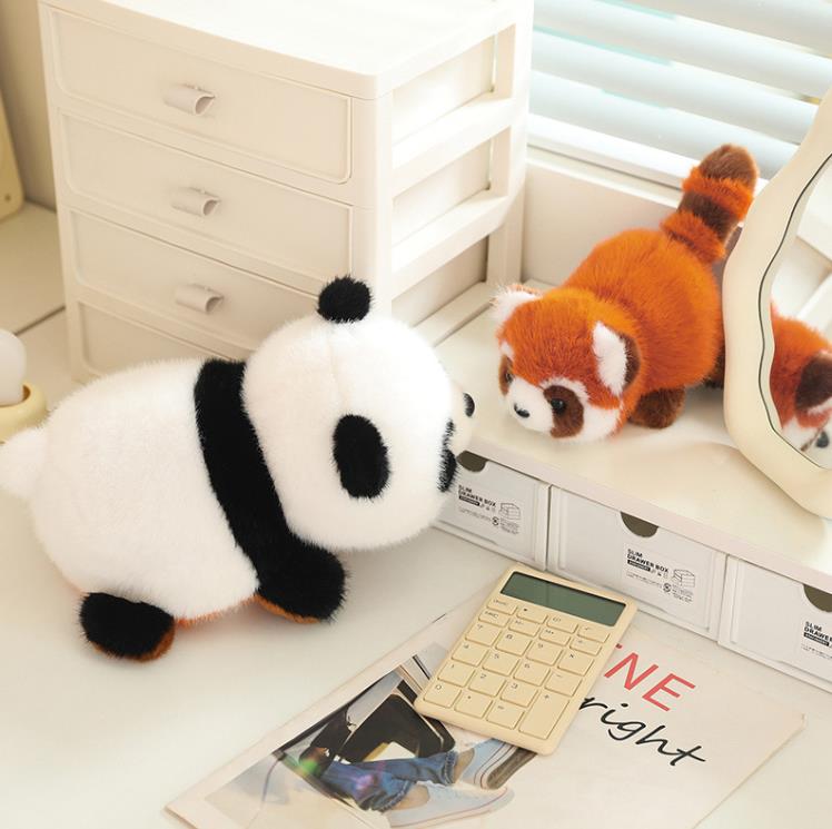 Customized Cute Panda Plush Toy Turn Into Stuffed Animal Toys Baby Kids Dolls 4