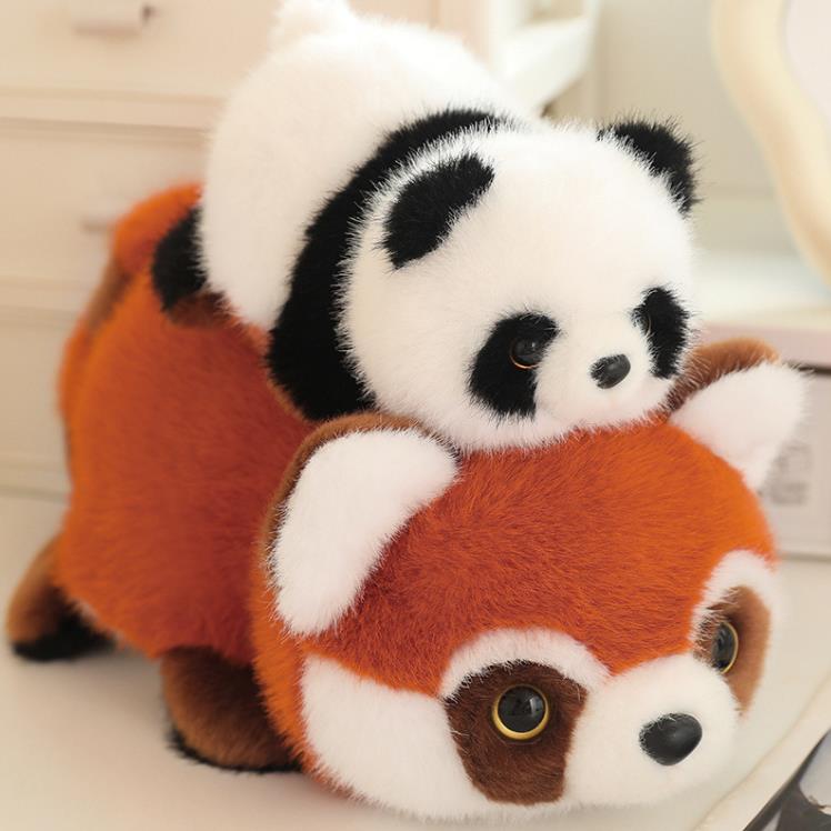 Customized Cute Panda Plush Toy Turn Into Stuffed Animal Toys Baby Kids Dolls 5